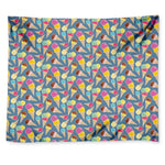 Colorful Ice Cream Pattern Print Tapestry