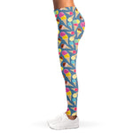 Colorful Ice Cream Pattern Print Women's Leggings