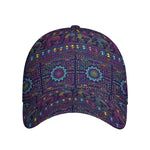 Colorful Indian Elephant Pattern Print Baseball Cap
