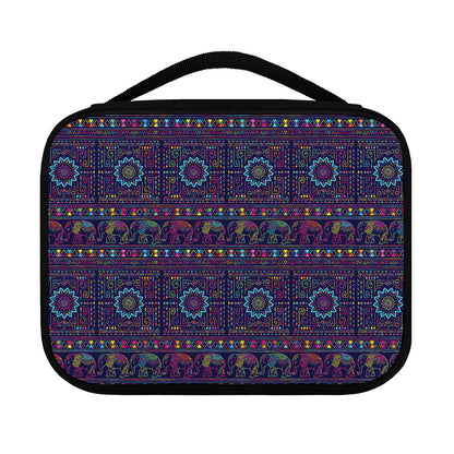 Colorful Indian Elephant Pattern Print Classic Bible Case