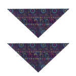 Colorful Indian Elephant Pattern Print Dog Bandana