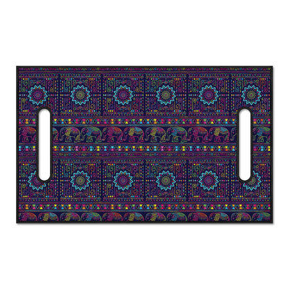 Colorful Indian Elephant Pattern Print Golf Cart Seat Cover
