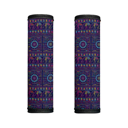 Colorful Indian Elephant Pattern Print Handle Covers