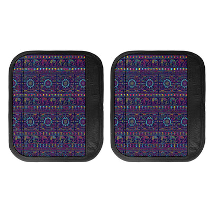 Colorful Indian Elephant Pattern Print Handle Covers