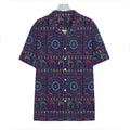 Colorful Indian Elephant Pattern Print Hawaiian Shirt