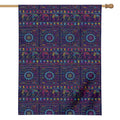 Colorful Indian Elephant Pattern Print House Flag