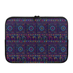 Colorful Indian Elephant Pattern Print Laptop Sleeve