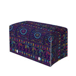 Colorful Indian Elephant Pattern Print Leather Tissue Box Cover