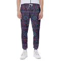 Colorful Indian Elephant Pattern Print Joggers