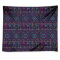 Colorful Indian Elephant Pattern Print Tapestry
