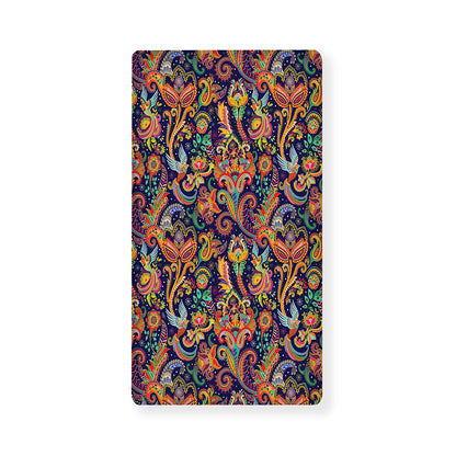 Colorful Indian Paisley Pattern Print Baby Crib Sheet