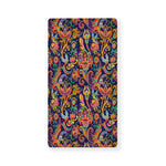 Colorful Indian Paisley Pattern Print Baby Crib Sheet