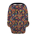 Colorful Indian Paisley Pattern Print Baby Seat Cover