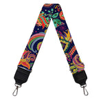 Colorful Indian Paisley Pattern Print Bag Strap