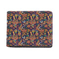 Colorful Indian Paisley Pattern Print Bifold Wallet
