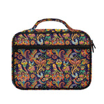 Colorful Indian Paisley Pattern Print Briefcase Bible Bag
