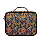 Colorful Indian Paisley Pattern Print Briefcase Bible Bag