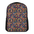 Colorful Indian Paisley Pattern Print Casual Backpack