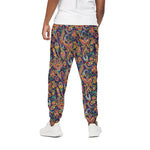 Colorful Indian Paisley Pattern Print Cotton Pants