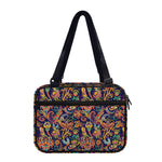 Colorful Indian Paisley Pattern Print Double Strap Bible Bag