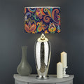 Colorful Indian Paisley Pattern Print Drum Lamp Shade