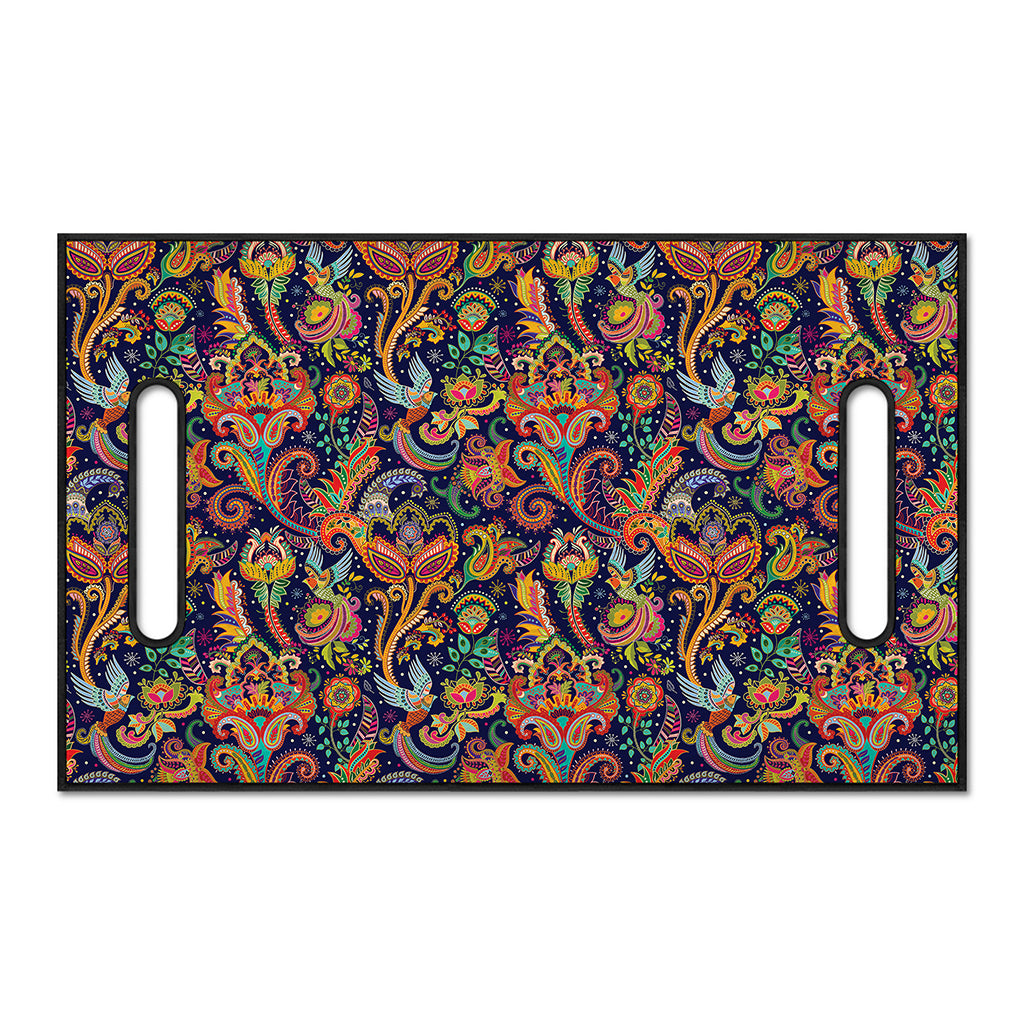 Colorful Indian Paisley Pattern Print Golf Cart Seat Cover