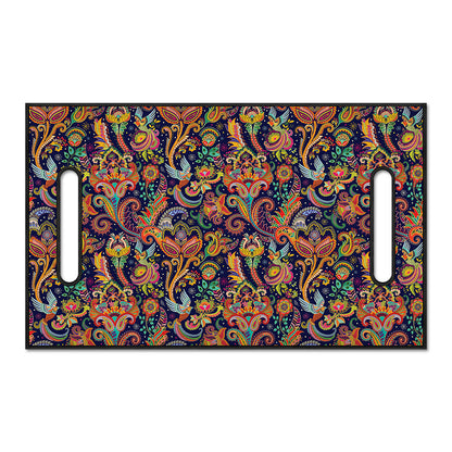 Colorful Indian Paisley Pattern Print Golf Cart Seat Cover