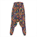 Colorful Indian Paisley Pattern Print Hammer Pants