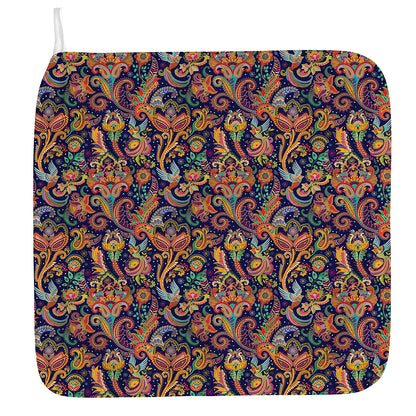 Colorful Indian Paisley Pattern Print Hand Towel
