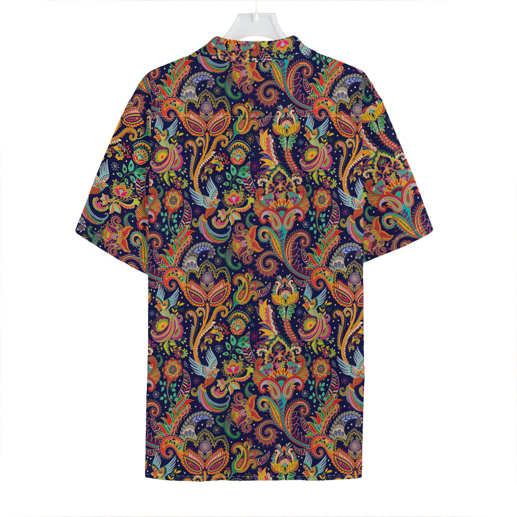 Colorful Indian Paisley Pattern Print Hawaiian Shirt
