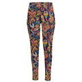 Colorful Indian Paisley Pattern Print High-Waisted Pocket Leggings
