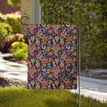 Colorful Indian Paisley Pattern Print House Flag