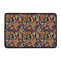 Colorful Indian Paisley Pattern Print Kitchen Mat