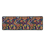 Colorful Indian Paisley Pattern Print Long Kitchen Mat