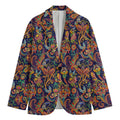 Colorful Indian Paisley Pattern Print Men's Blazer