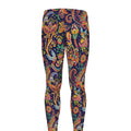 Colorful Indian Paisley Pattern Print Men's Leggings