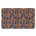 Colorful Indian Paisley Pattern Print Polyester Doormat