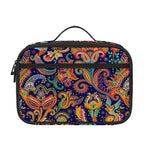 Colorful Indian Paisley Pattern Print Portable Lunch Bag