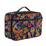 Colorful Indian Paisley Pattern Print Portable Lunch Bag