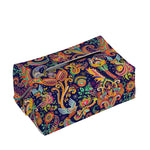 Colorful Indian Paisley Pattern Print Rectangle Tissue Box Cover