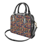 Colorful Indian Paisley Pattern Print Shoulder Handbag