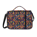 Colorful Indian Paisley Pattern Print Shoulder Strap Bible Bag