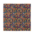 Colorful Indian Paisley Pattern Print Silk Bandana