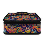 Colorful Indian Paisley Pattern Print Small Lunch Bag