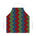 Colorful Japanese Flower Pattern Print Adjustable Apron