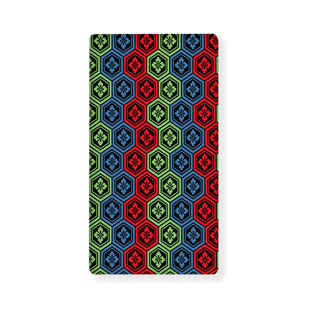 Colorful Japanese Flower Pattern Print Baby Crib Sheet