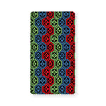 Colorful Japanese Flower Pattern Print Baby Crib Sheet