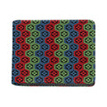 Colorful Japanese Flower Pattern Print Bifold Wallet