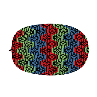 Colorful Japanese Flower Pattern Print Car Side Mirror Covers