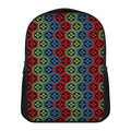 Colorful Japanese Flower Pattern Print Casual Backpack